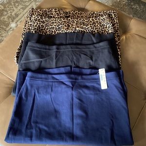 Jcrew No 2 Pencil Skirt - Navy, Black, Cheetah. All Size 10.